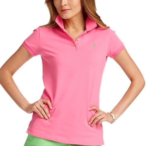 Lilly Pulitzer Tops - Classic Lilly Pulitzer Pink Polo - New With Tags